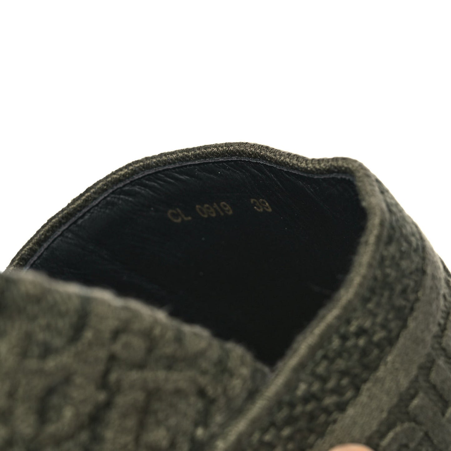 Oblique D-Way Platform Slide Sandals 39 Kaki