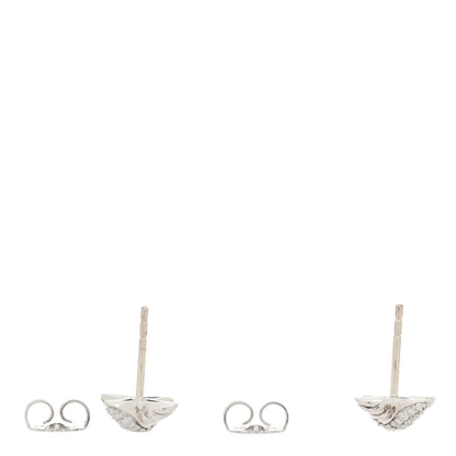 David Yurman Sterling Silver Diamond 8mm X Earrings 3 of 4