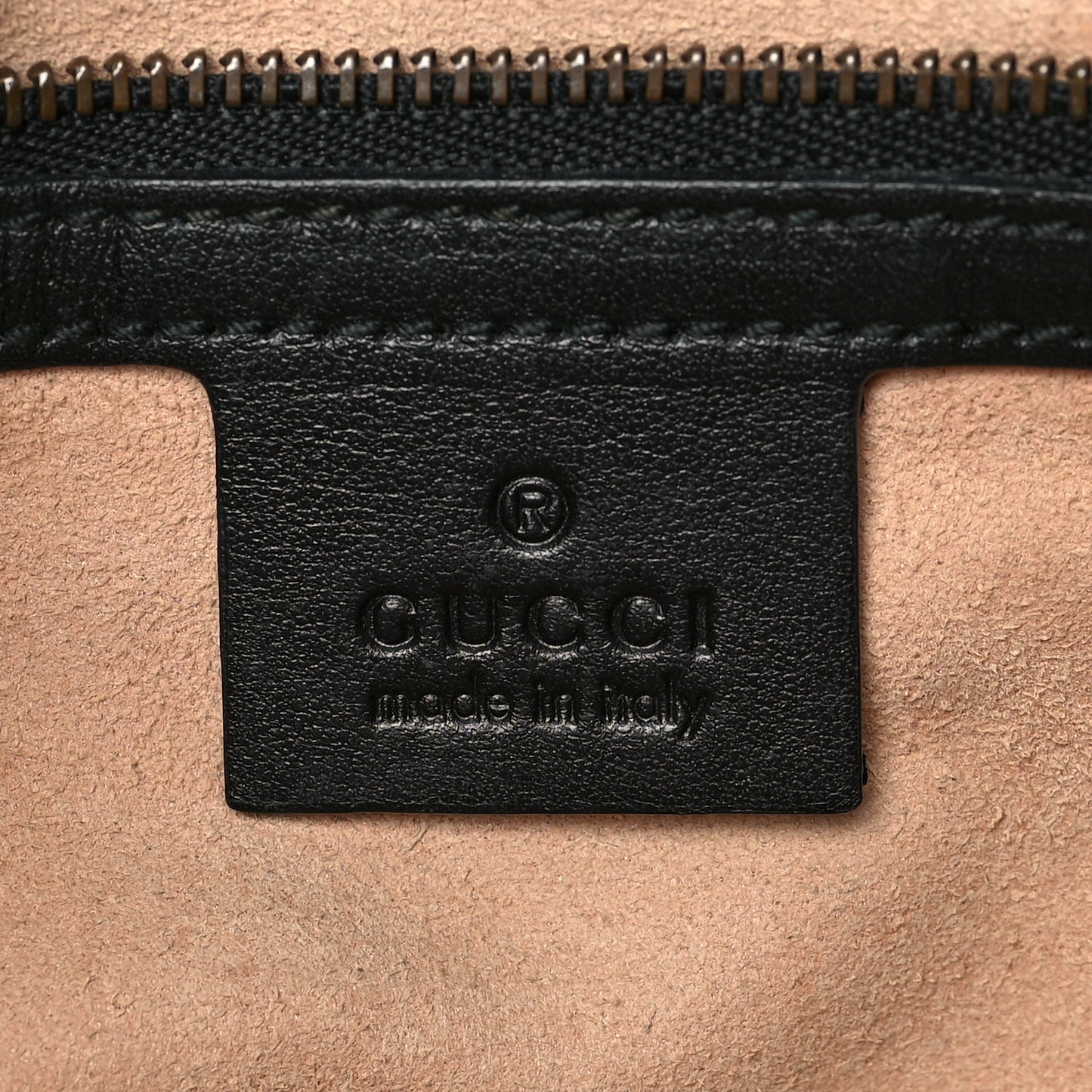 Calfskin Matelasse Small GG Marmont Shoulder Bag Black