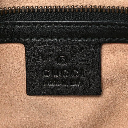 Gucci Calfskin Matelasse Small GG Marmont Shoulder Bag Black 5 of 8