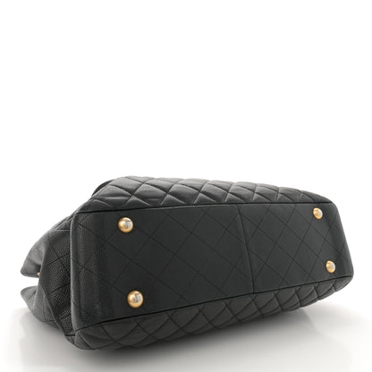 Chanel Caviar Quilted Flap Tote Black 4 of 13