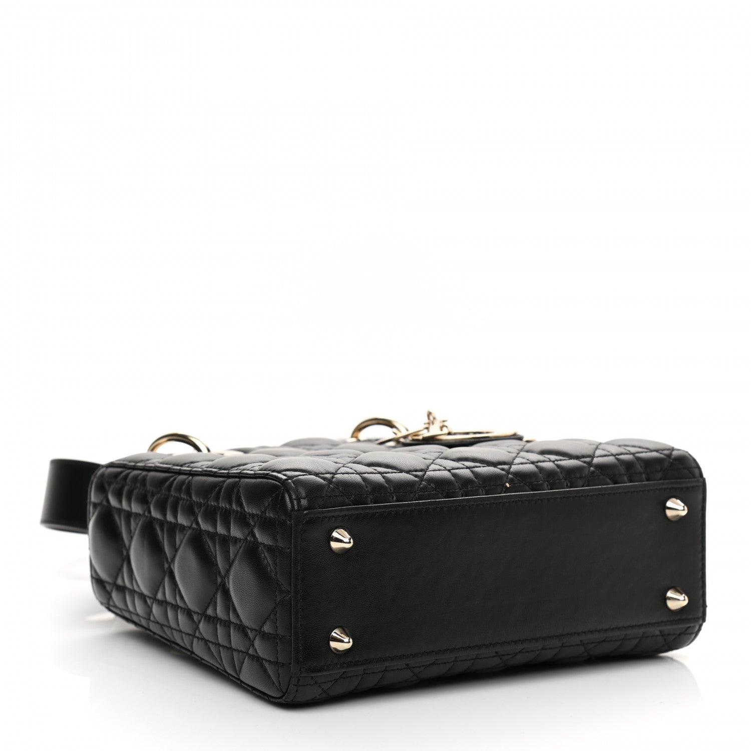 Christian Dior Lambskin Cannage Small My ABCDior Lady Dior Black 5 of 11