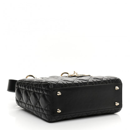 Christian Dior Lambskin Cannage Small My ABCDior Lady Dior Black 5 of 11