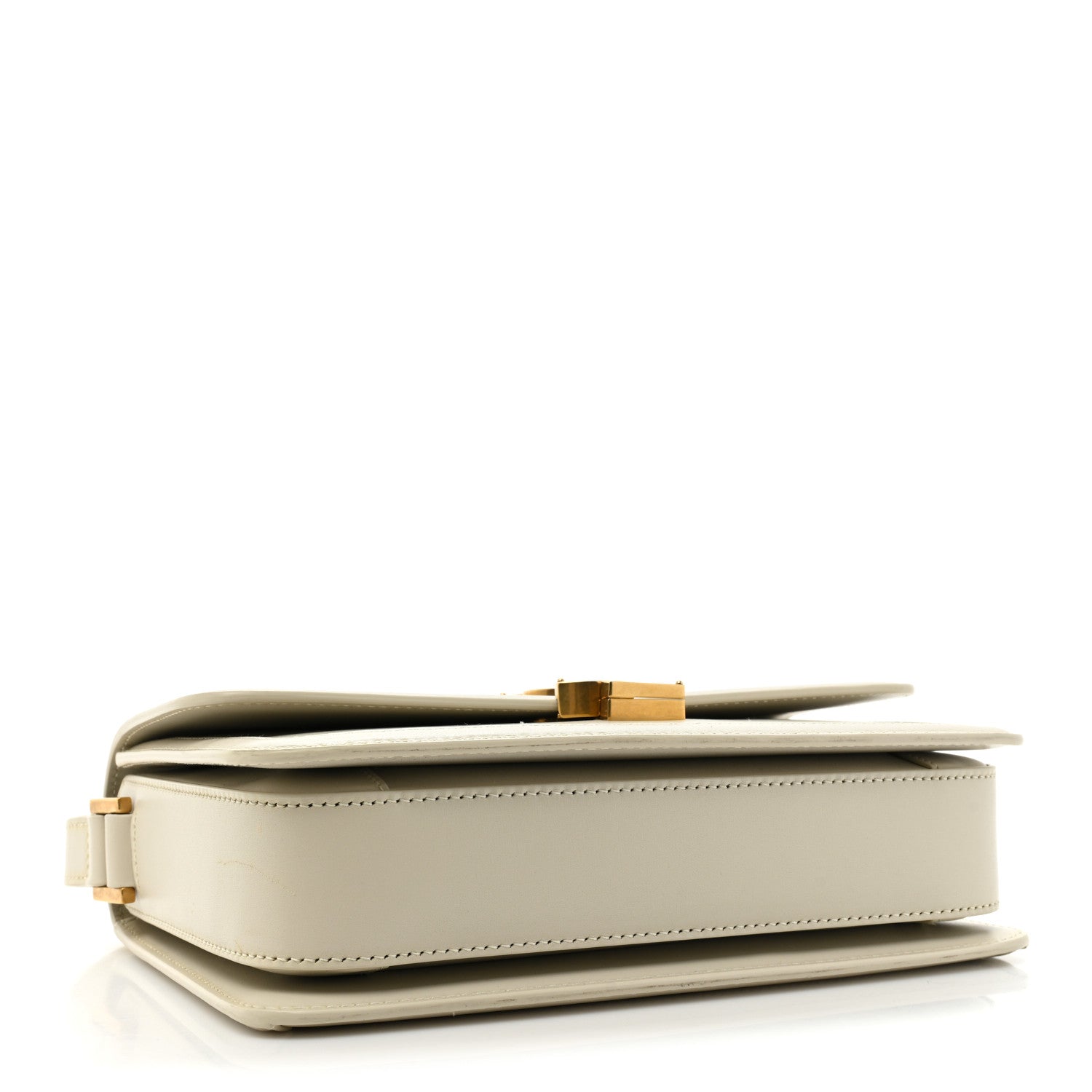 Saint Laurent Box Calfskin Monogram Medium Solferino Satchel Crema Soft 4 of 14