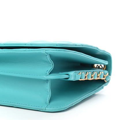 Chanel Calfskin Quilted Medium Everyday Chic Single Flap Turquoise 10 of 10