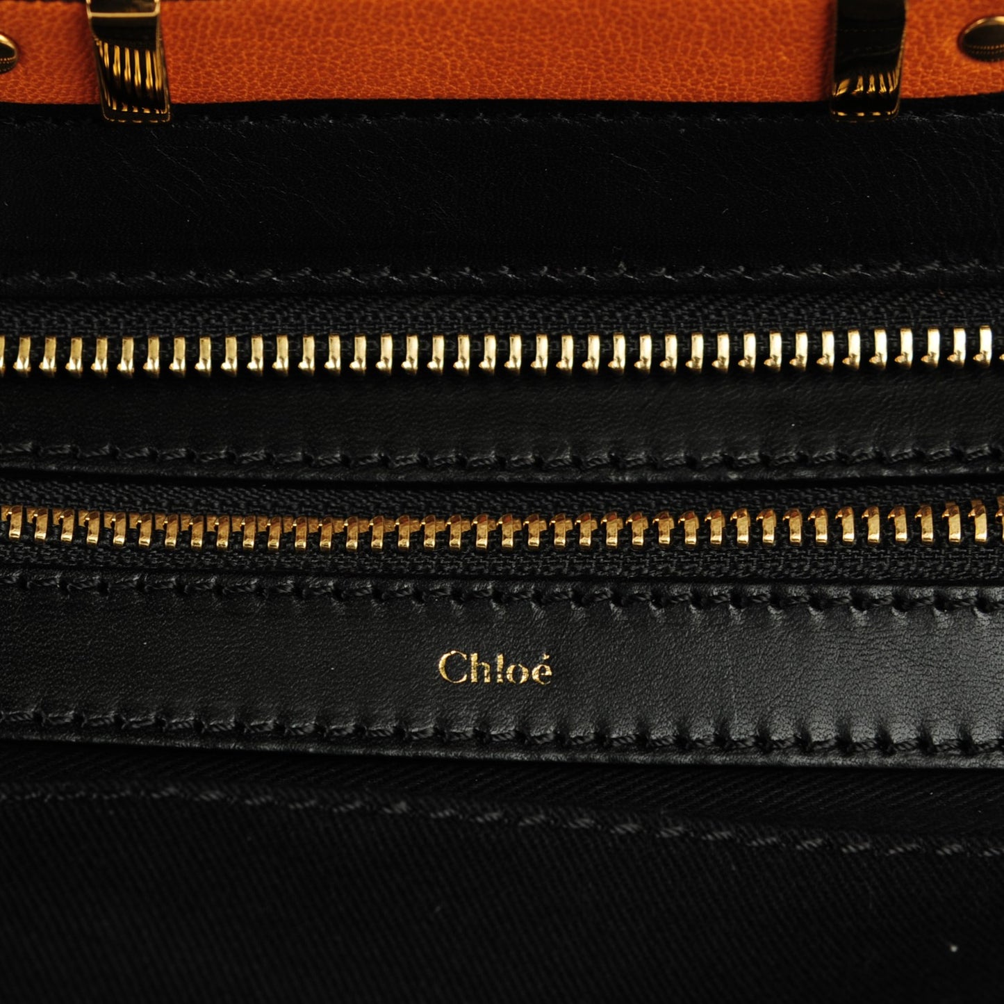 Calfskin Medium Alice Satchel Marron Glace