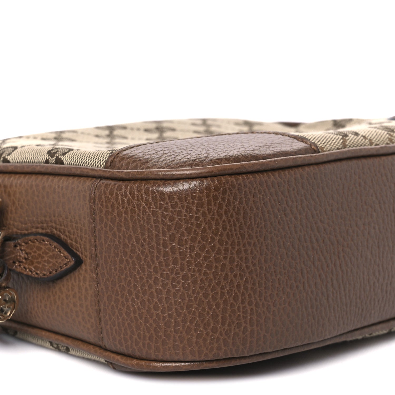 Gucci Monogram Mini Bree Messenger Bag Beige Tabacco 10 of 11