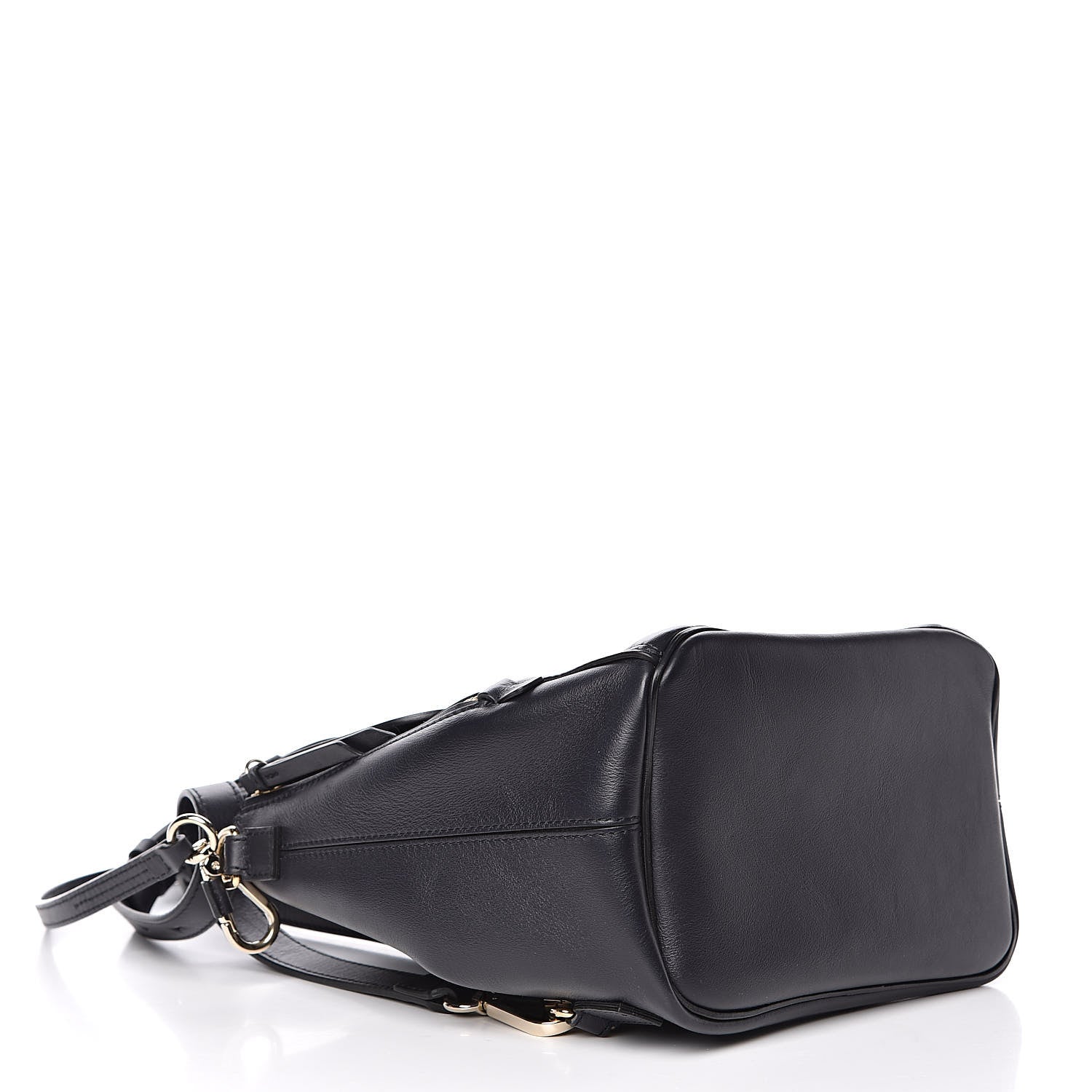 Chloe Calfskin Quilted Medium Faye Backpack Full Blue 4 of 11