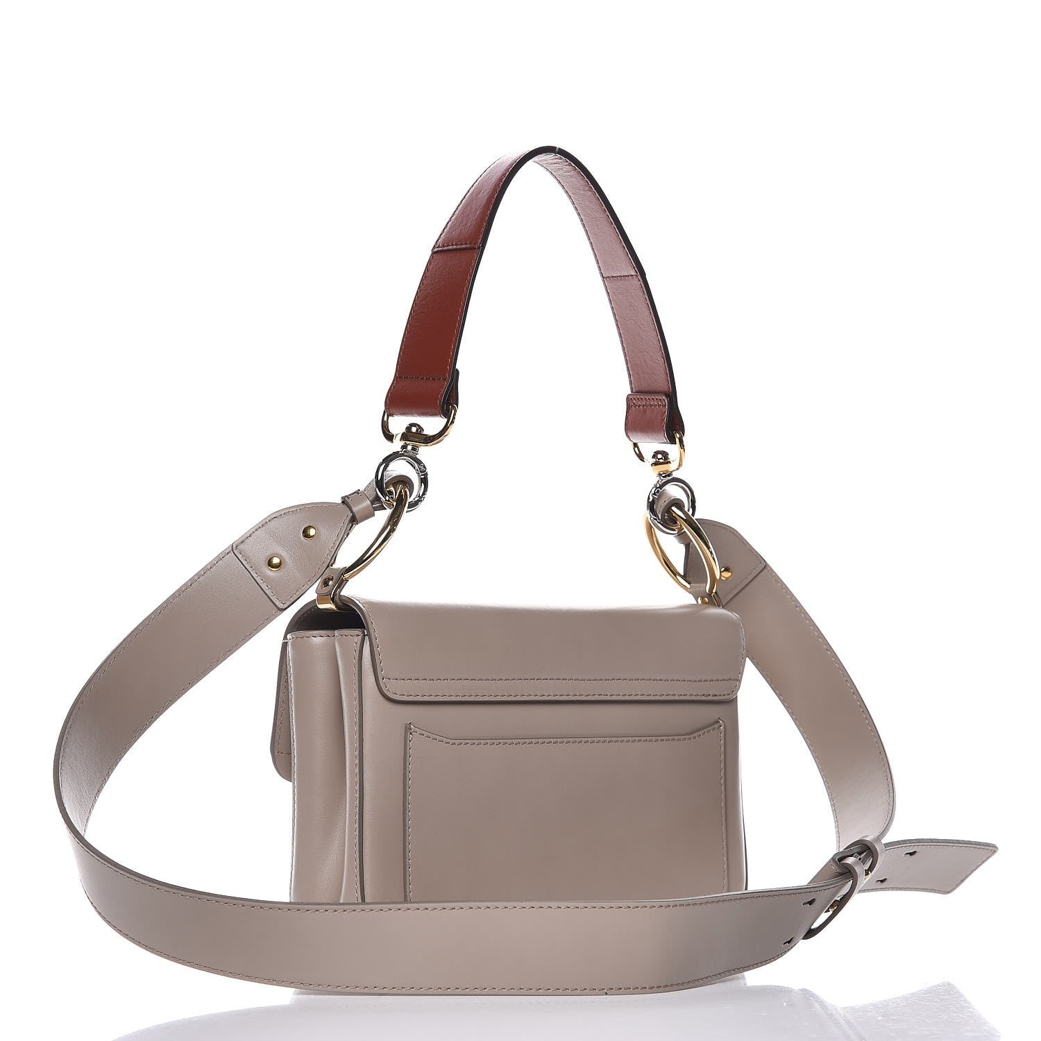 Chloe Calfskin Small C Double Carry Motty Grey 4 of 8