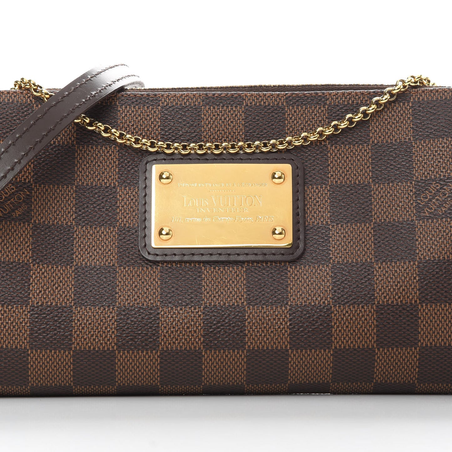 Damier Ebene Eva Clutch