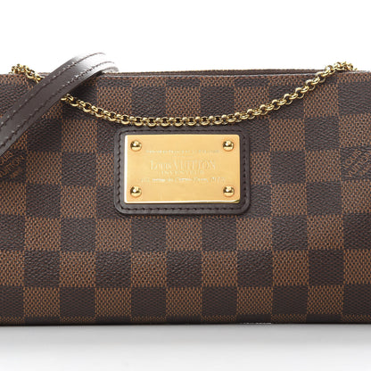 Louis Vuitton Damier Ebene Eva Clutch 8 of 10