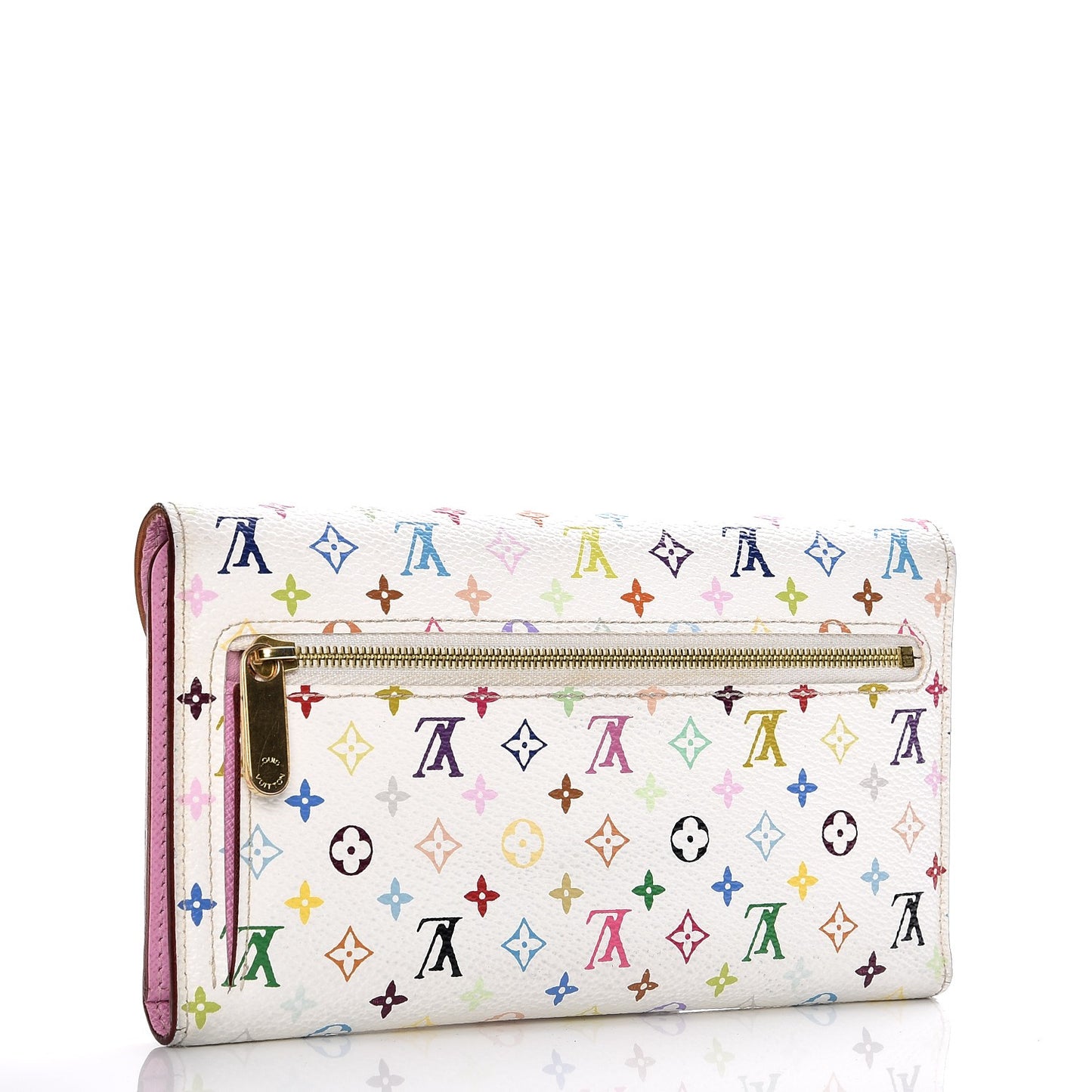 Monogram Multicolor Eugenie Wallet White Litchi