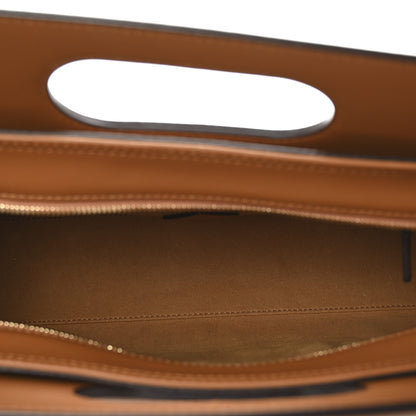 MCM Visetos Calfskin Medium Diamond Tote Cognac 5 of 10