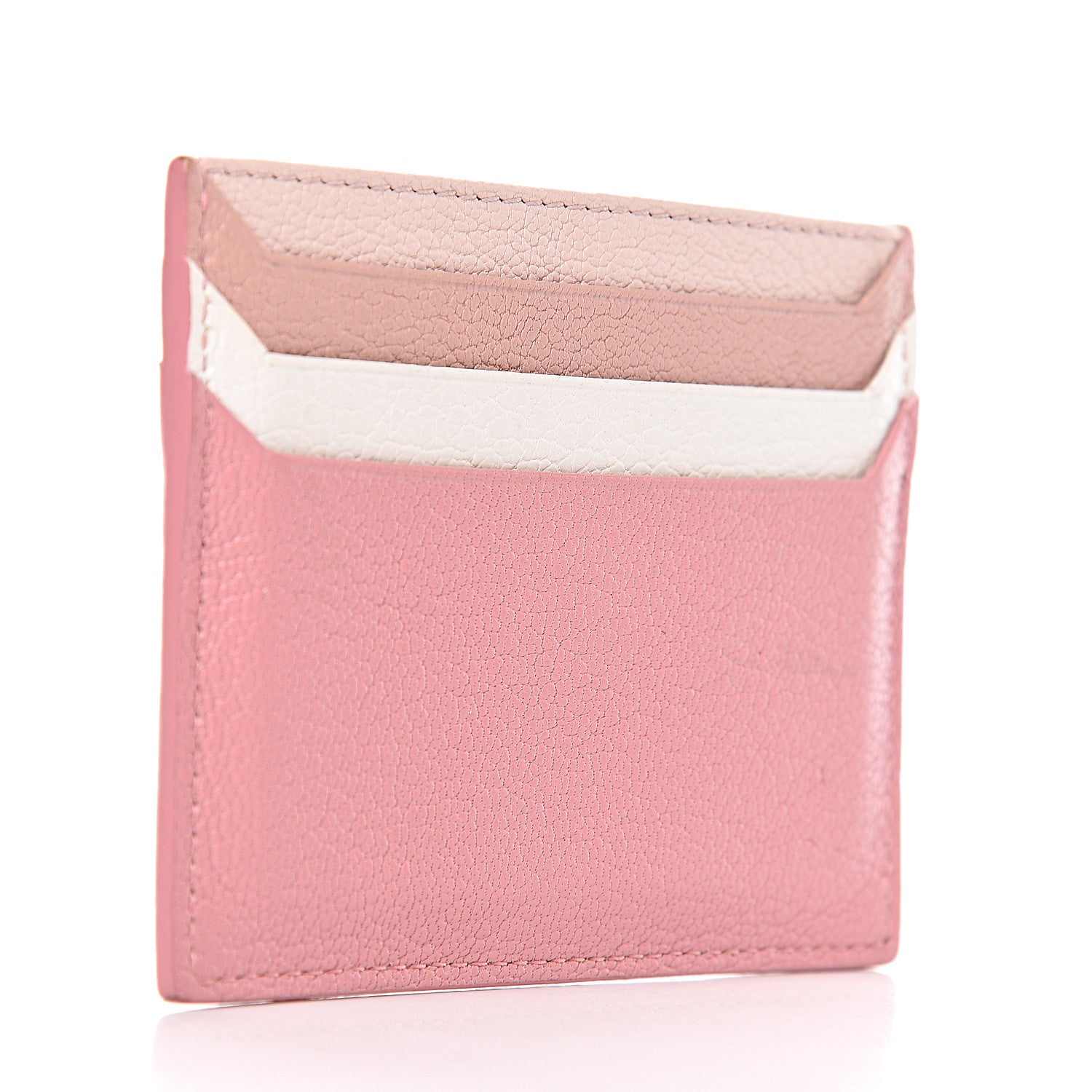 Miu Miu Goatskin Madras Card Case Rosa 3 of 8