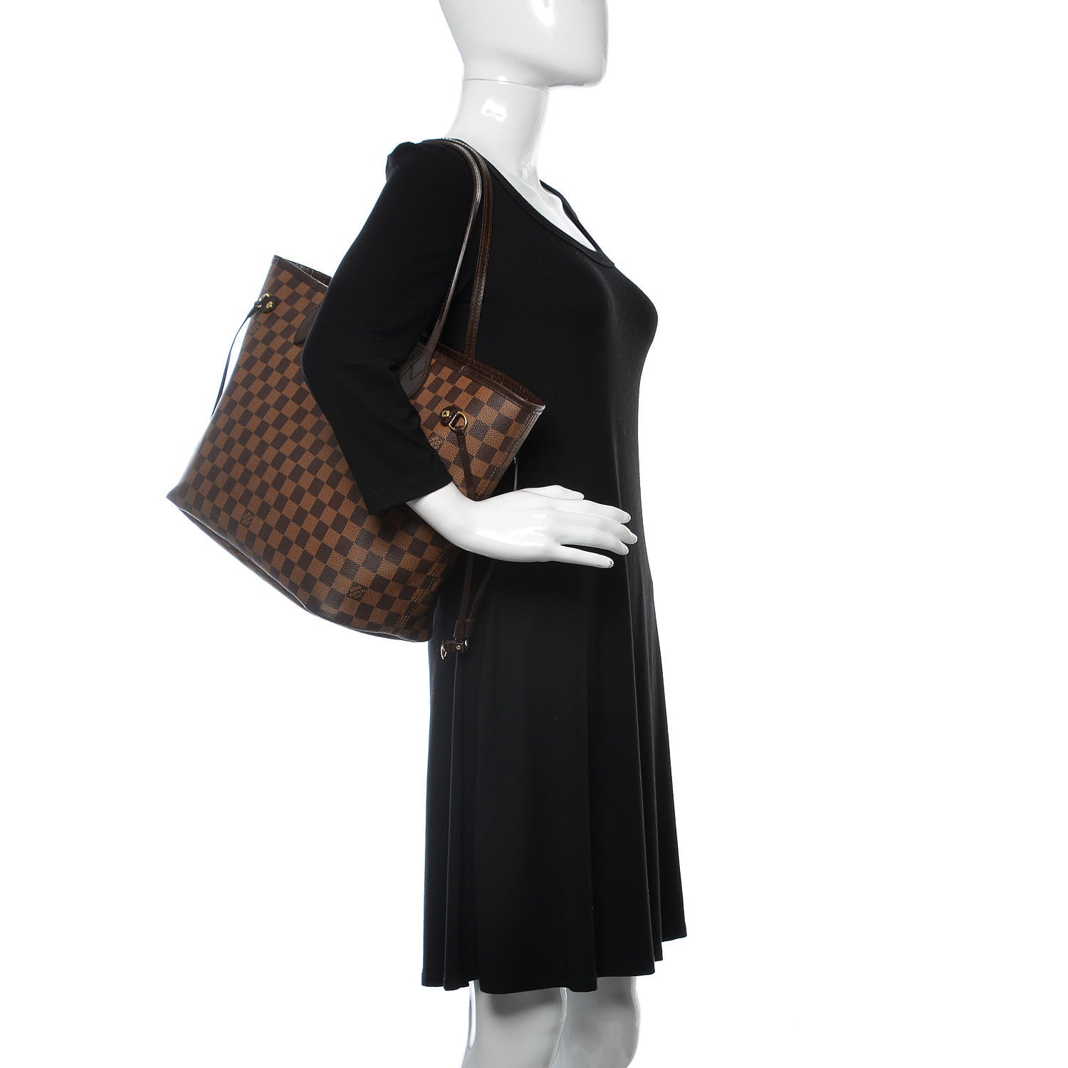 Louis Vuitton Damier Ebene Neo Neverfull MM 2 of 14