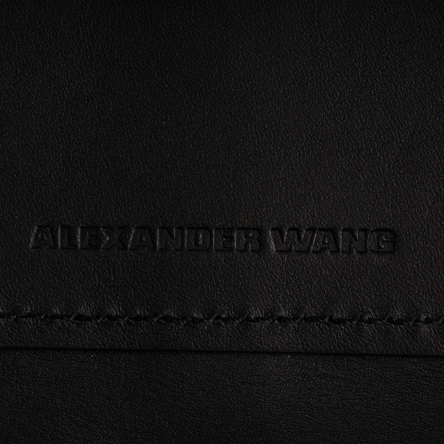 Alexander Wang Pebbled Calfskin Prisma Skeletal Tote Black Rose Gold Hardware 6 of 7
