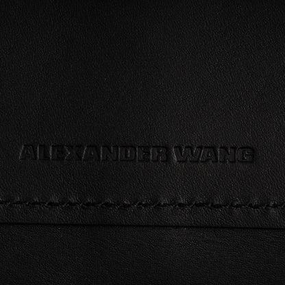 Alexander Wang Pebbled Calfskin Prisma Skeletal Tote Black Rose Gold Hardware 6 of 7
