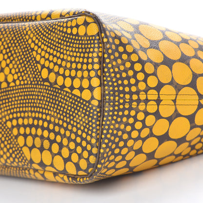Louis Vuitton Monogram Kusama Waves Neverfull MM Yellow 14 of 19