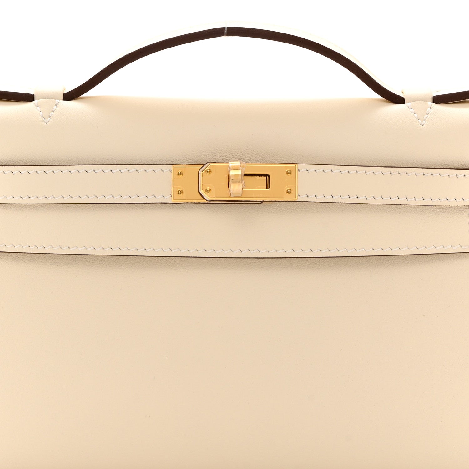 Hermes Swift Kelly Pochette Clutch Nata 8 of 11