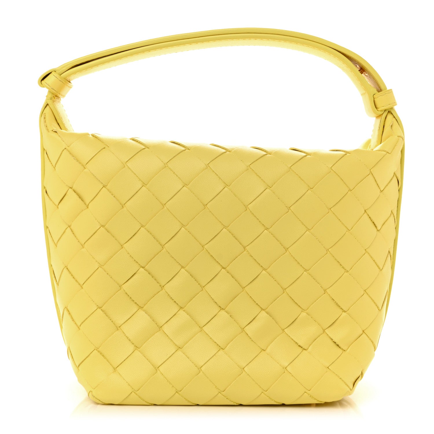 Bottega Veneta Calfskin Nappa Intrecciato Candy Wallace Sherbert 1 of 13
