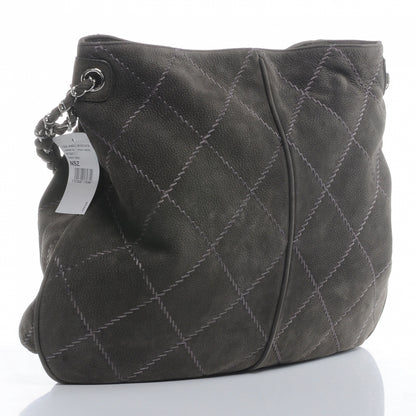 Chanel Suede Ultimate Stitch Hobo Grey 3 of 7
