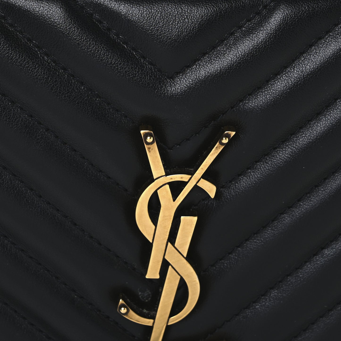 Calfskin Matelasse Monogram Lou Camera Bag Black