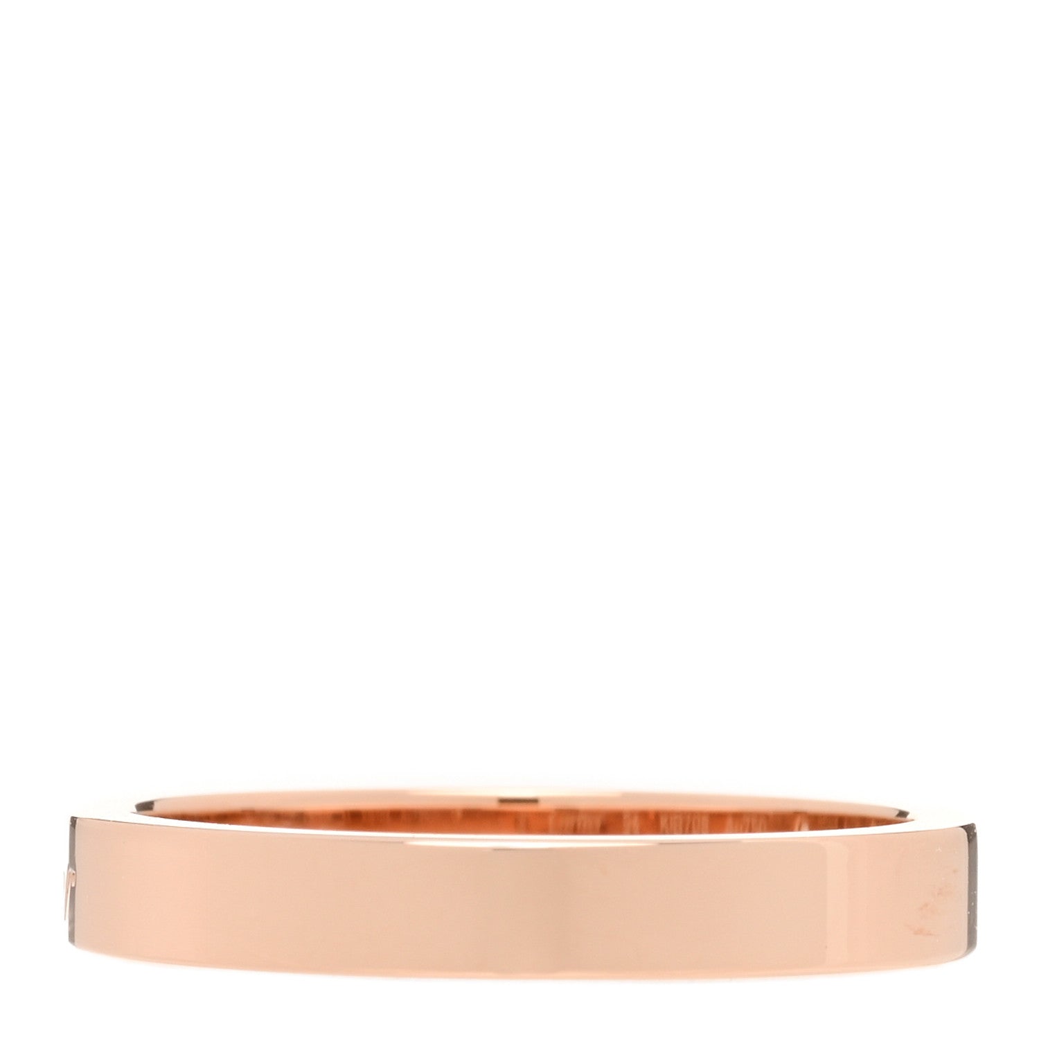 Cartier 18K Pink Gold Diamond 3mm C De Cartier Wedding Band Ring 54 6.75 3 of 5