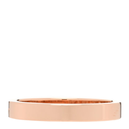 Cartier 18K Pink Gold Diamond 3mm C De Cartier Wedding Band Ring 54 6.75 3 of 5