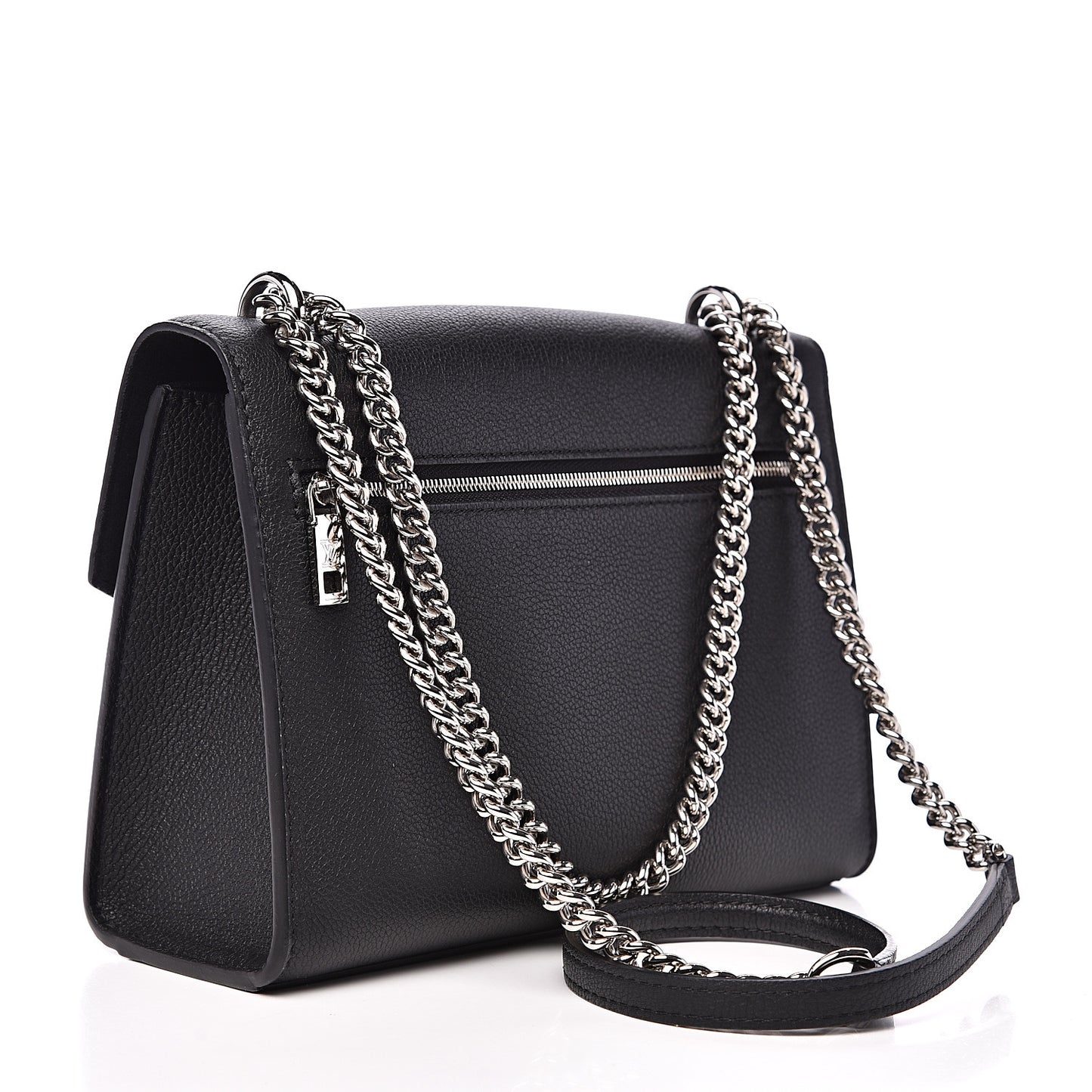 Soft Calfskin My Lockme Chain Bag BB Black