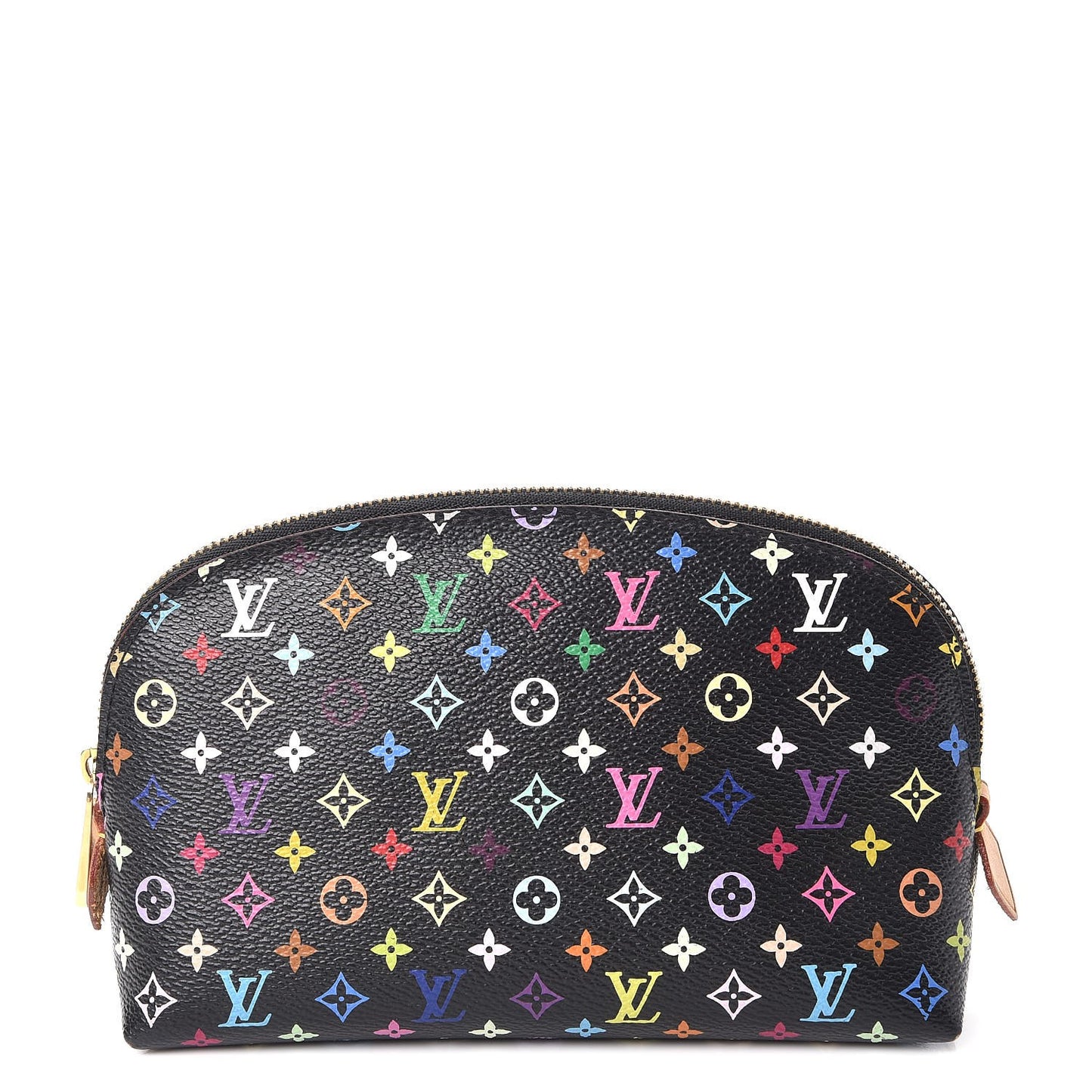 Monogram Multicolor Cosmetic Pouch Black Grenade
