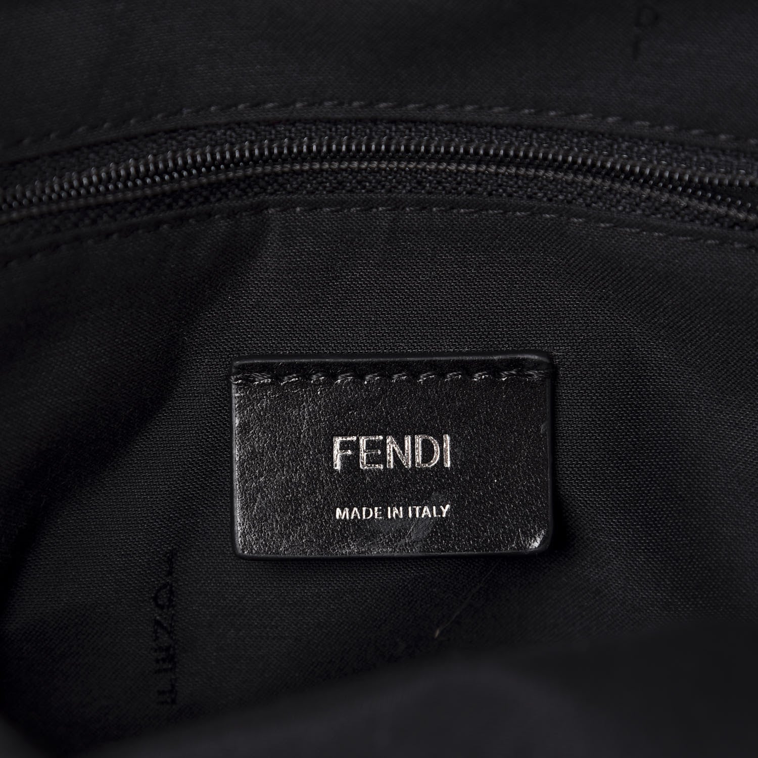 Fendi Nylon CamouFF Sling Bag Black Multicolor 7 of 8