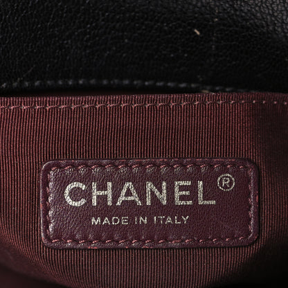 Chanel Goatskin Ombre Faded Quilted Small Boy Flap Black Grey 5 of 16