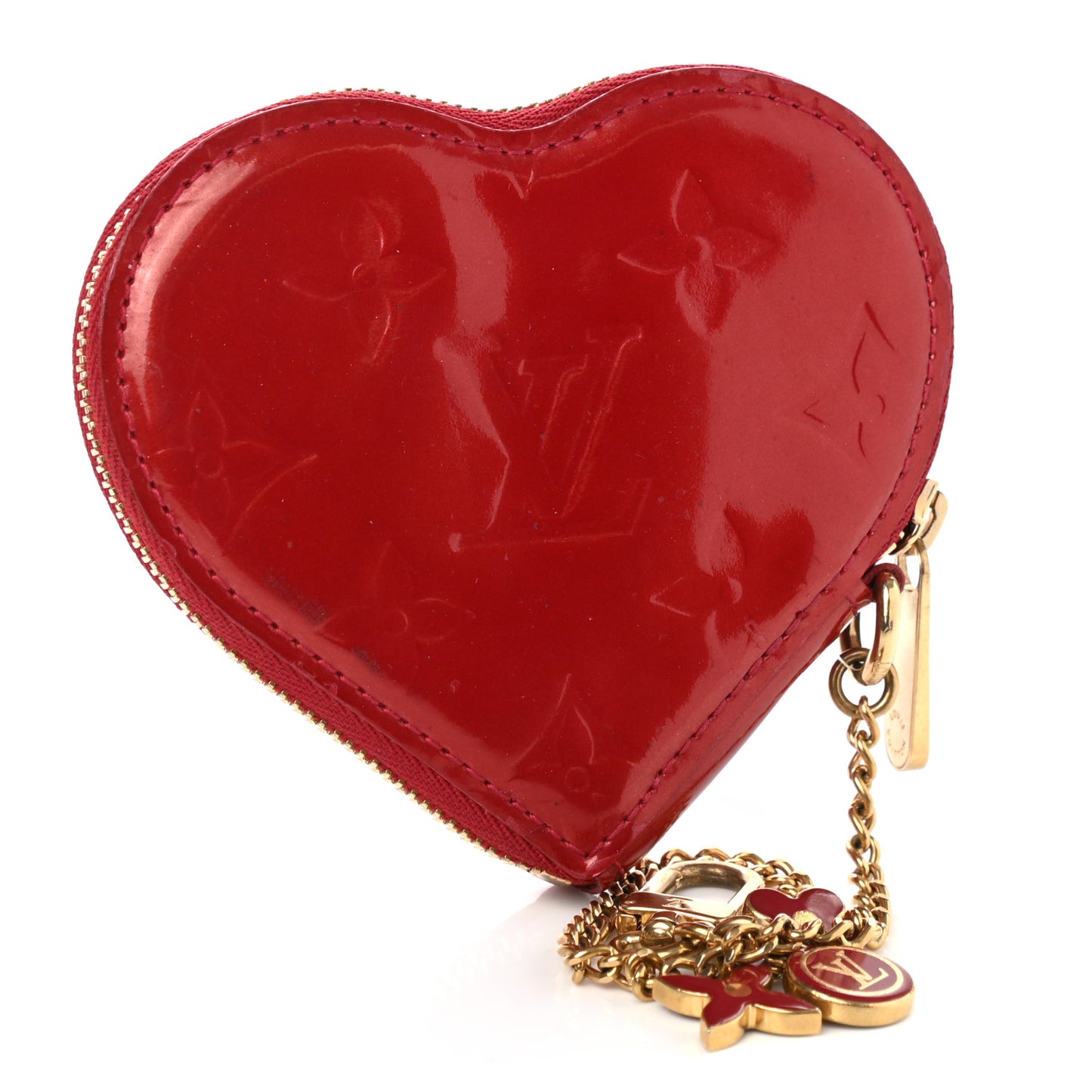 Vernis Coeur Heart Coin Purse Pomme D'Amour