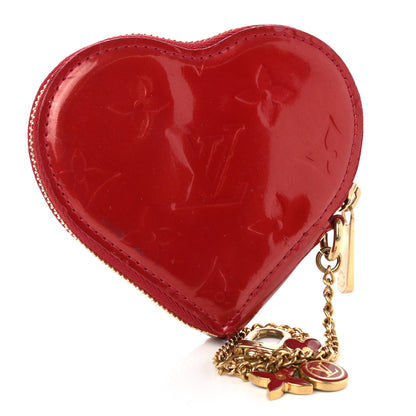 Louis Vuitton Vernis Coeur Heart Coin Purse Pomme D'Amour 3 of 6