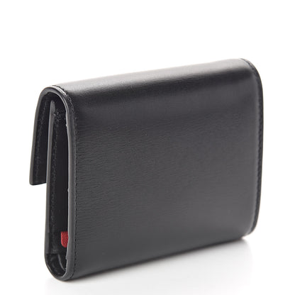 Valentino Garavani Calfskin VLogo Compact Wallet Black 3 of 7