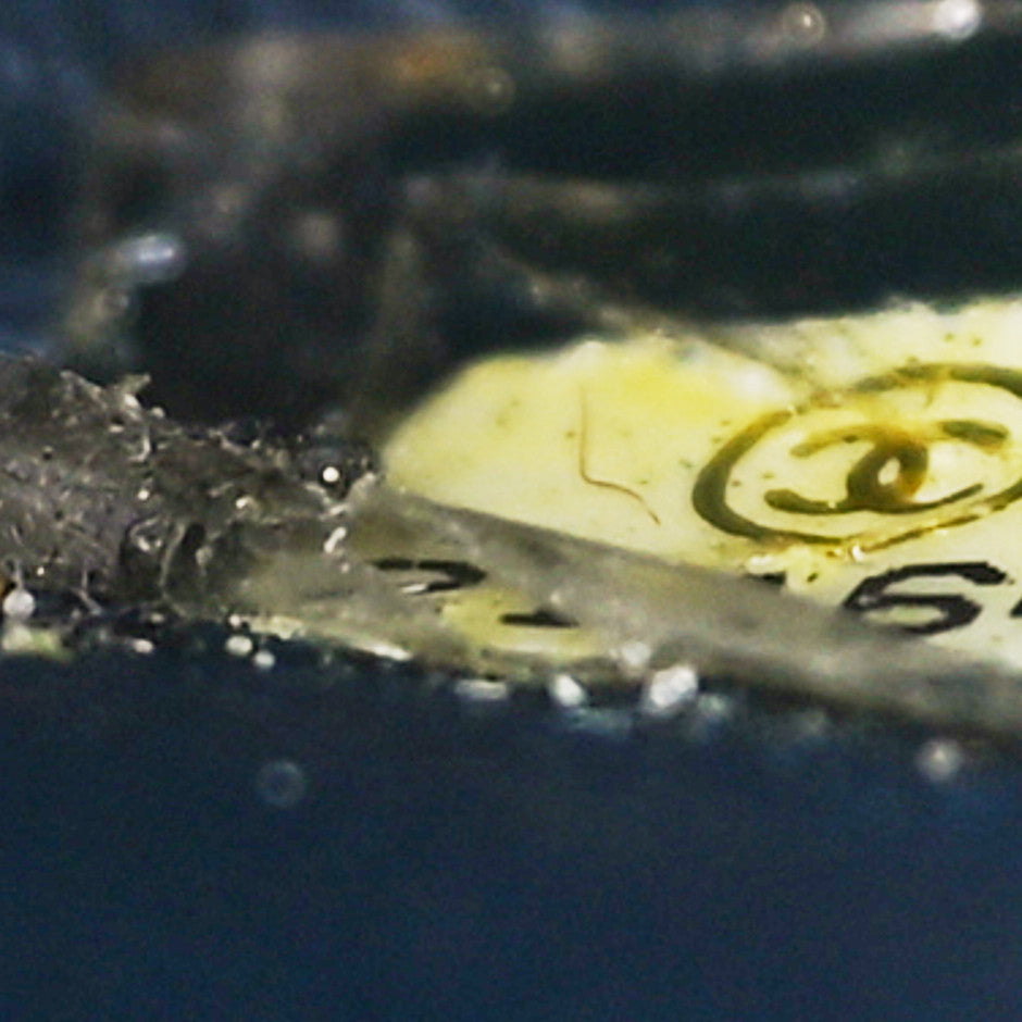 Chanel Patent Calfskin Chevron Quilted Mini Rectangular Flap Navy Blue 7 of 11