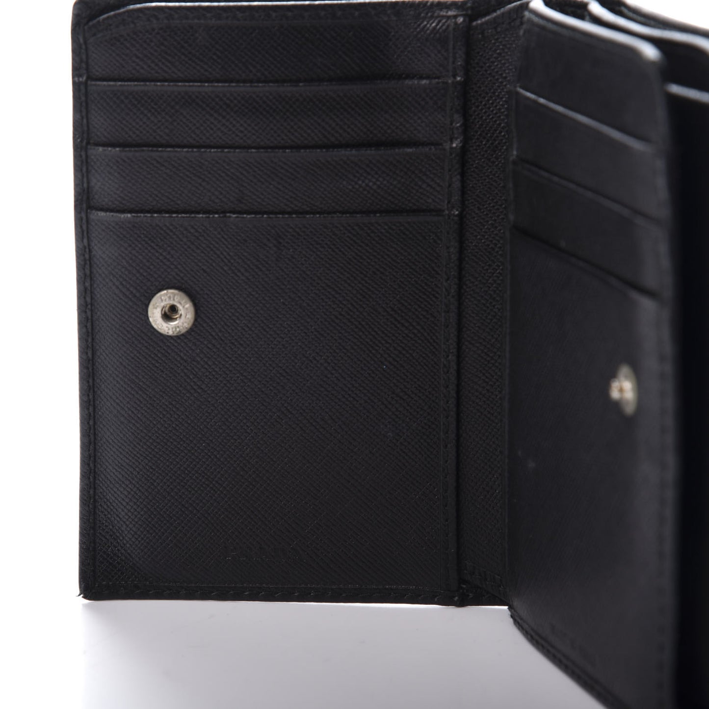 Saffiano Bi-Fold Wallet Black