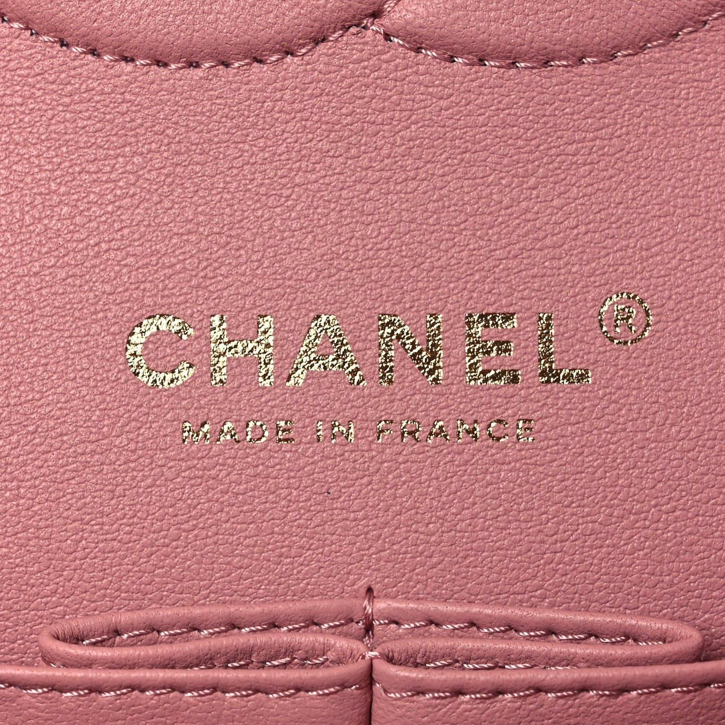 Caviar Quilted Medium Double Flap Pink