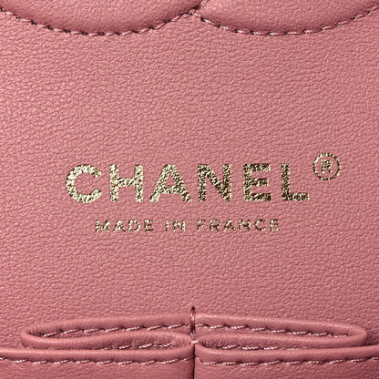 Chanel Caviar Quilted Medium Double Flap Pink 7 of 12