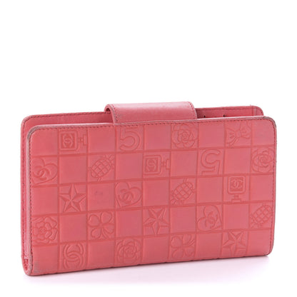 Chanel Lambskin Lucky Symbols French Flap Wallet Pink 3 of 14