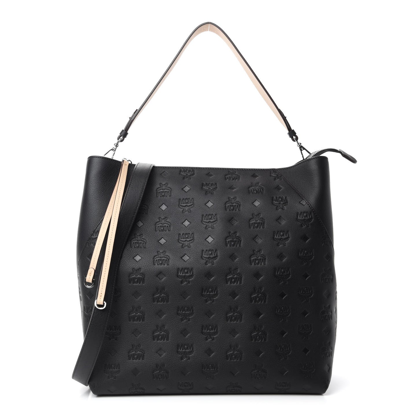 Calfskin Ottomar Large Klara Hobo Black