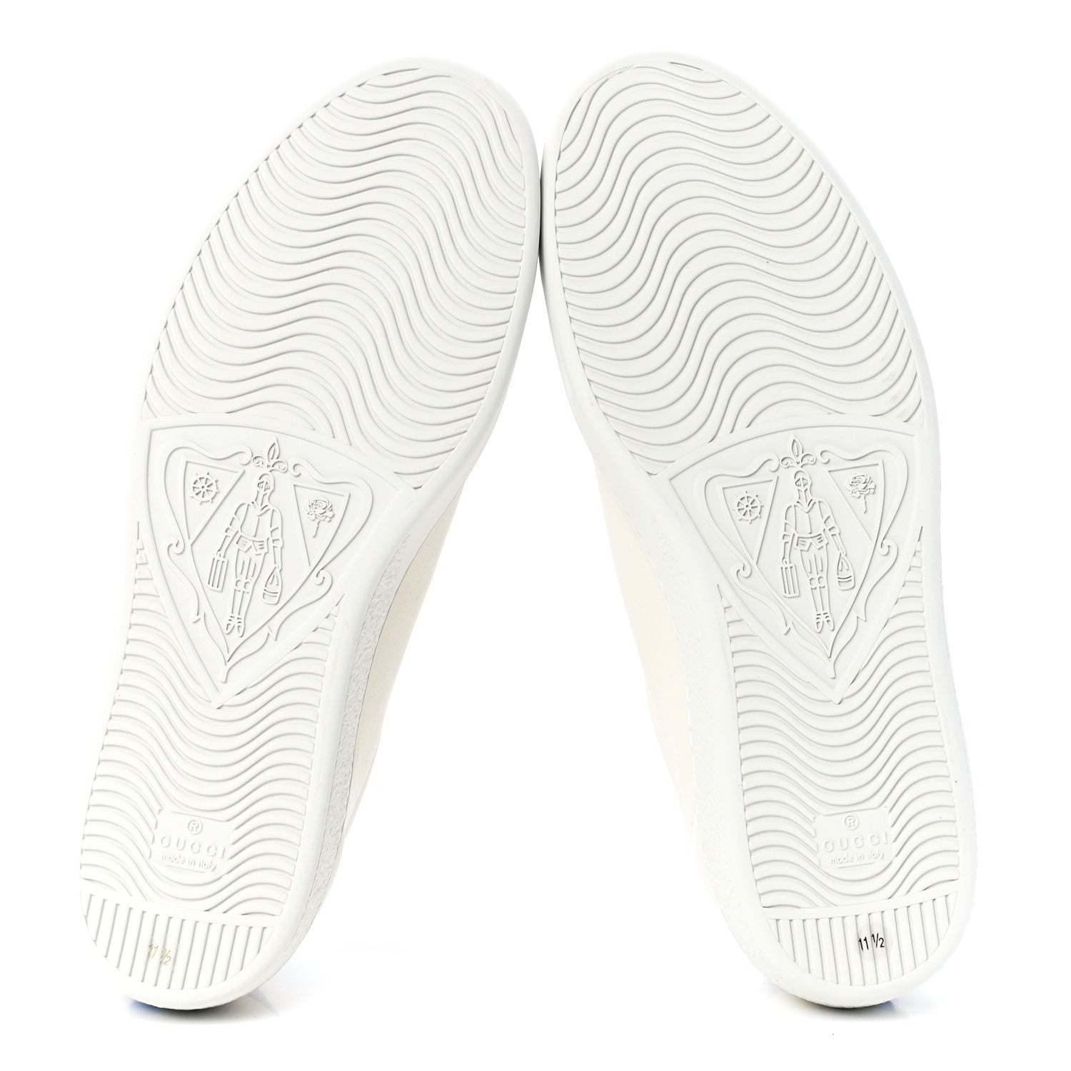 Gucci Calfskin Nubuck Interlocking G Mens New Ace Sneakers 11.5 Mystic White Hibiscus Red Bright Splash 5 of 8