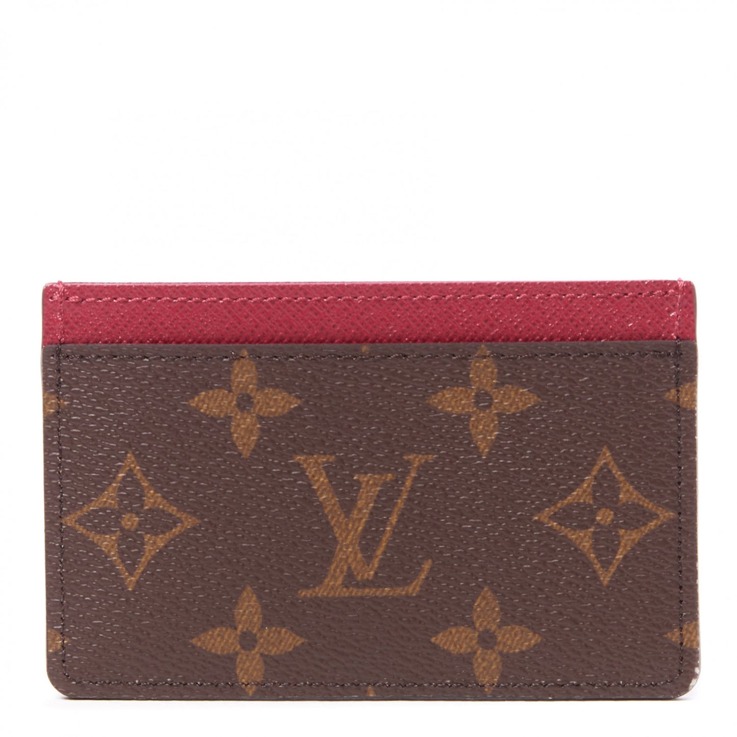 Monogram Card Holder Fuchsia