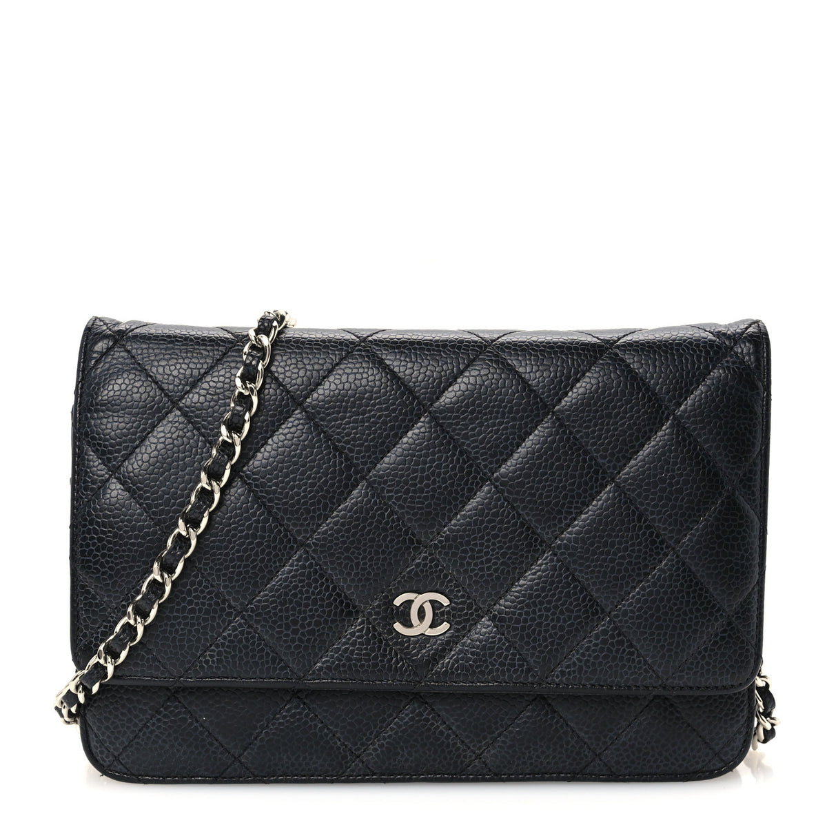 Chanel Caviar Quilted Wallet on Chain WOC Black 1 of 12