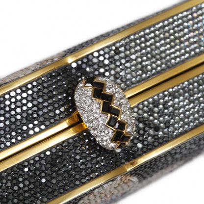 Judith Leiber Swarovski Crystal Flower Clutch 6 of 9