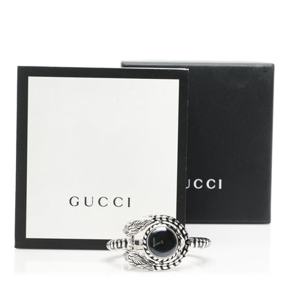 Gucci Sterling Silver Black Mother of Pearl 23mm Dionysus Quartz Watch 5 of 5
