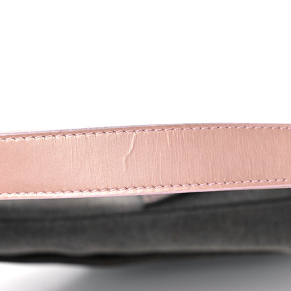 Christian Dior Patent Denim Jeans Saddle Bag Grey Pink 14 of 14