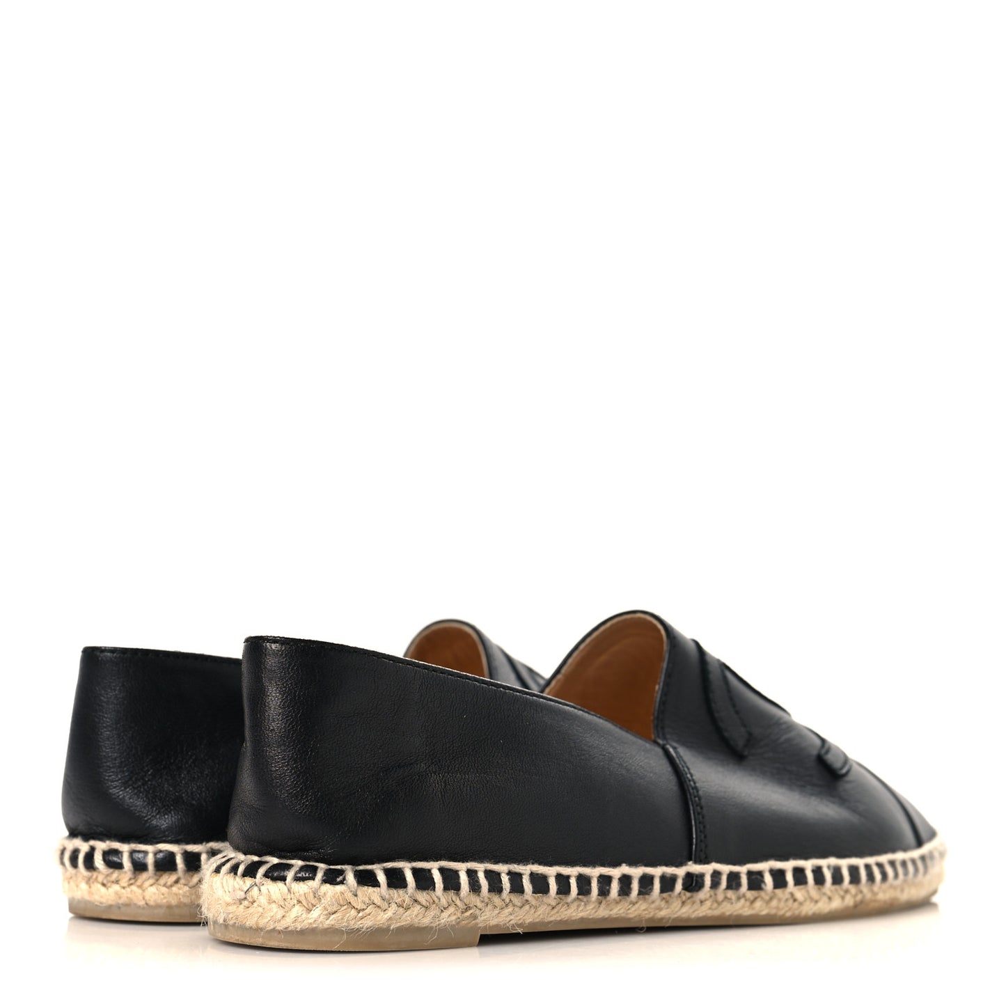 Lambskin CC Espadrilles 40 38 Black