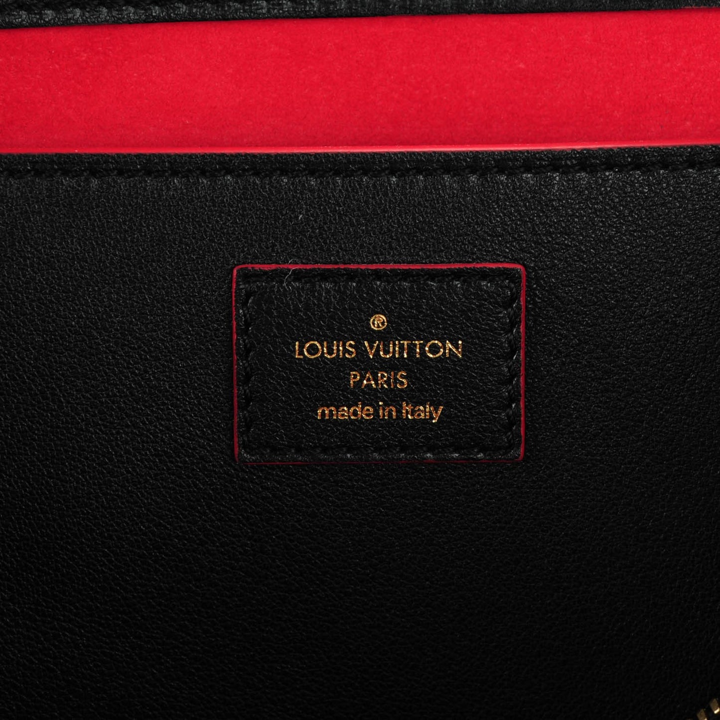 Veau Soie Calfskin Perforated SC Bag PM Black