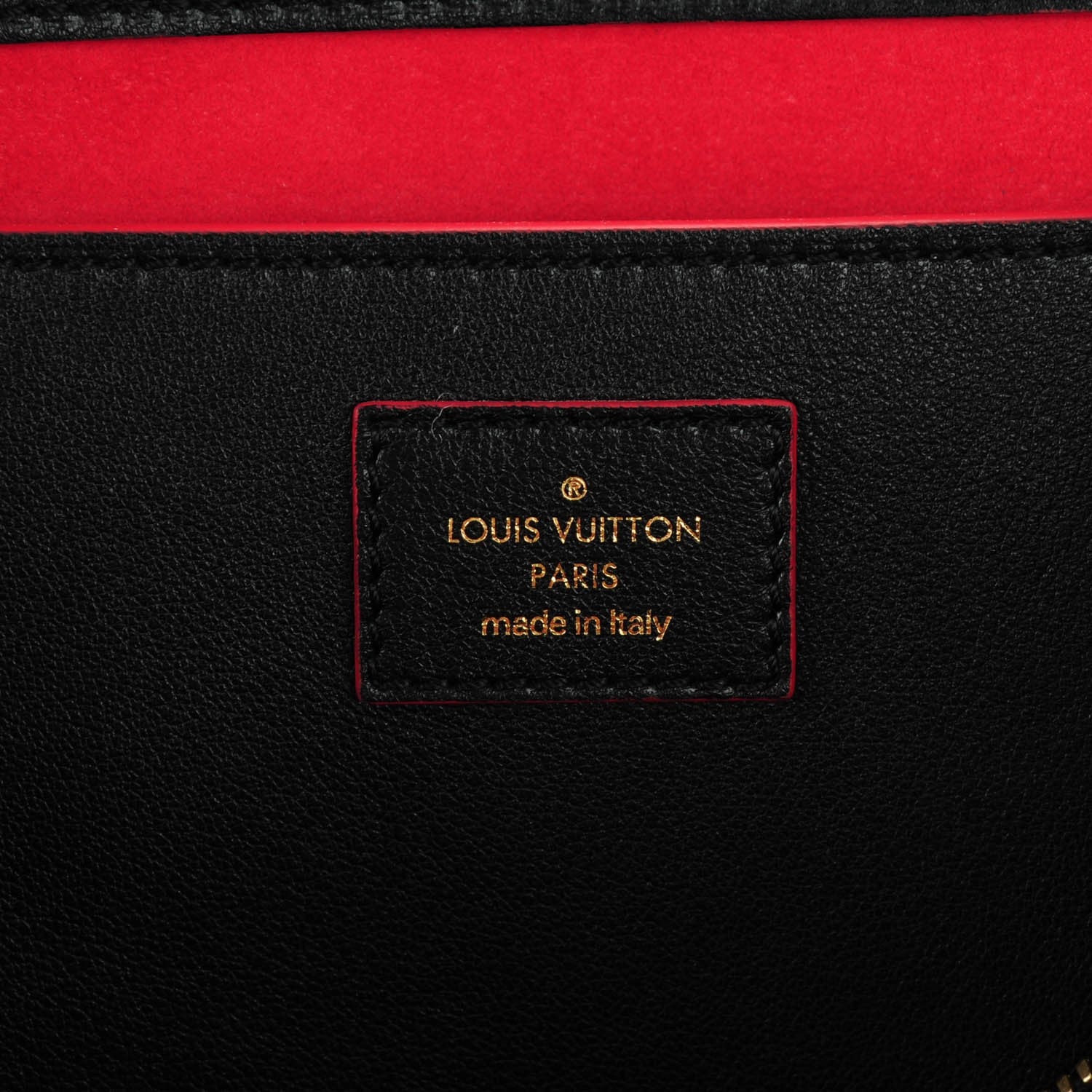 Louis Vuitton Veau Soie Calfskin Perforated SC Bag PM Black 6 of 7